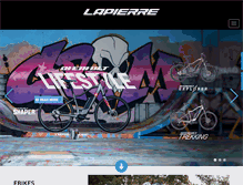 Tablet Screenshot of lapierre-bikes.co.uk